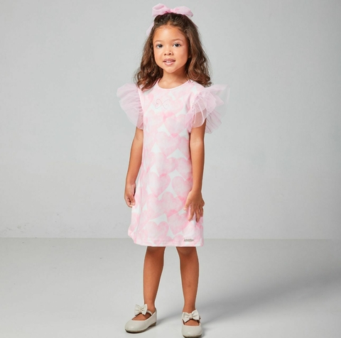 VESTIDO ROSA CORAÇAO
