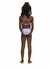 BIQUINI CROPPED TAMIRES FOIL L LAVANDA PRATA - comprar online