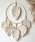 Painel Macrame 6 Folhas em Argola 40 cm Artesanato - Artesanato Art Kallis 