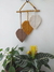 Painel Macrame 3 Folhas Artesanato