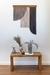 Decoração grande tapeçaria moderna em macrame - Artesanato Art Kallis 