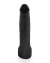 Penis Realistico PVC Flexivel com Escroto Baguete 29 x 6cm Preto - comprar online