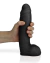 Penis Realistico em PVC Flexivel com Escroto Baguete 24 x 5,5cm - comprar online