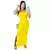 Vestido Feminino Canelado Longo de Alcinha Com Fendas TAMANHO ÚNICO - comprar online