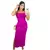 Vestido Feminino Canelado Longo de Alcinha Com Fendas TAMANHO ÚNICO - comprar online