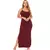 Vestido Alcinha Liso Longo Verão Moderno Canelado Fenda Lateral - PlanetShoes