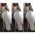 Vestido Canelado Longo com Fenda Lateral de Alcinha Varias Cores - comprar online