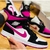 Jordan nacional Pink com detalhes Branco