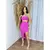 Vestido Feminino Colado Tomara Que Caia Com Fenda Lateral