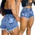 Short Jeans Feminino Cintura Alta Destroyed na internet