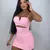 Vestido Tubinho Colado Aro V franzido Alcinha