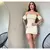 vestido tubinho curto ciganinha, feito todo no lastex com manguinha. - loja online