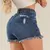 Imagem do Short Saia Feminino Jeans Versátil Cintura Cos Alta
