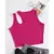 Cropped Blogueira Com 2 Alças Canelado - PlanetShoes