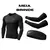 Blusa Térmica + Manguito Volei + Faixa Esportiva Headband