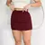 Short Saia Feminino Com Cinto Forrado Shorts Curto Fenda Bermuda Sainha Cintura Alta - PlanetShoes