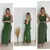 Vestido Longo De Alça Larga Com Babado G
