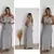 Vestido Longo De Alça Larga Com Babado G - loja online