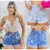 Imagem do Shorts Jeans pedraria cintura alta premium