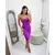 Vestido midi com bojo e alcinha não fica transparente vestido tubinho colado moda blogueira Tamanho unico lançamento levanta bumbum - loja online