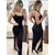 vestido Feminino Canelado longo de alcinha /vestido canelado com duas fendas EDIÇÃO PREMIUM na internet