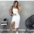 Vestido Feminino Mídi Tecido AnarrugaTomara Que Caia Com Fenda Moda - comprar online