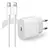 Kit Carregador De iPhone Fonte com Cabo Carregamento Rápido 1m PD 20w - PlanetShoes