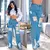 Calça Jeans feminina Wide Leg CARGO E BASICA Pantalona boca larga - cintura alta premium na internet