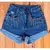 Shorts Jeans pedraria cintura alta premium - PlanetShoes