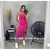 Vestido Feminino Mídi Tecido AnarrugaTomara Que Caia Com Fenda Moda - PlanetShoes