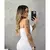 Vestido Feminino Mídi Tecido AnarrugaTomara Que Caia Com Fenda Moda - PlanetShoes