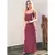 Vestido Longo De Alça Larga Com Babado G - PlanetShoes