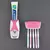 Dispenser Automático Pasta De Dente Com Suporte Escovas Prático E Econômico Porta Escova - loja online