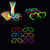 Combo Luminoso 50 Anteojos + 50 Pulseras Neon Cotillon