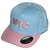 Boné Aba Curva No Hype NYC Rosa com Azul