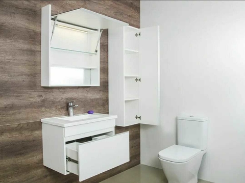 Set Vanitory Laqueado Blanco