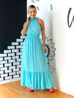 Vestido longo na internet