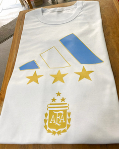 Argentina Campeon - 3 Copas - Blanca - comprar online