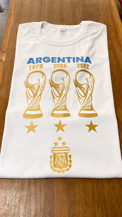 Argentina Campeon - 3 Copas - Alon Estampa