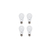PAQUETE DE 4 FOCOS LED 10W LUZ CALIDA FL-10A19.KIT30