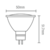 LAMPARA LED MR16 6W 3000K LUZ CALIDA 480LM/IPSA MR16-LED/30 - comprar en línea
