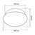 LAMPARA DE LED PARA SOBREPONER 12W LUZ BLANCA PTLLED/012/65 en internet