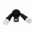 SENSOR 180° 2 SALIDAS E26 120V 150W IP44 SE-2103.N