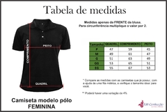 Camisa pólo masculina e feminina - Estampa em SILK ou DTF - comprar online