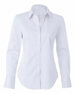 Camisa Social feminina manga longa + 1 bordado