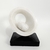Álvaro Franklin da Silveira, escultura de mármore abstrata. Medidas 29 x 24 x 16 cm. Proveniência Galeria Skultura.