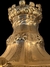 Espetacular lampadário de prata brasileira 10 dinheiros, corpo bojudo estampado e cinzelado Medidas 130 x 60 cm. - comprar online