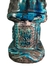 Cão de Fó, grande e bela escultura de porcelana chinesa azul turquesa séc. XIX/XX.
