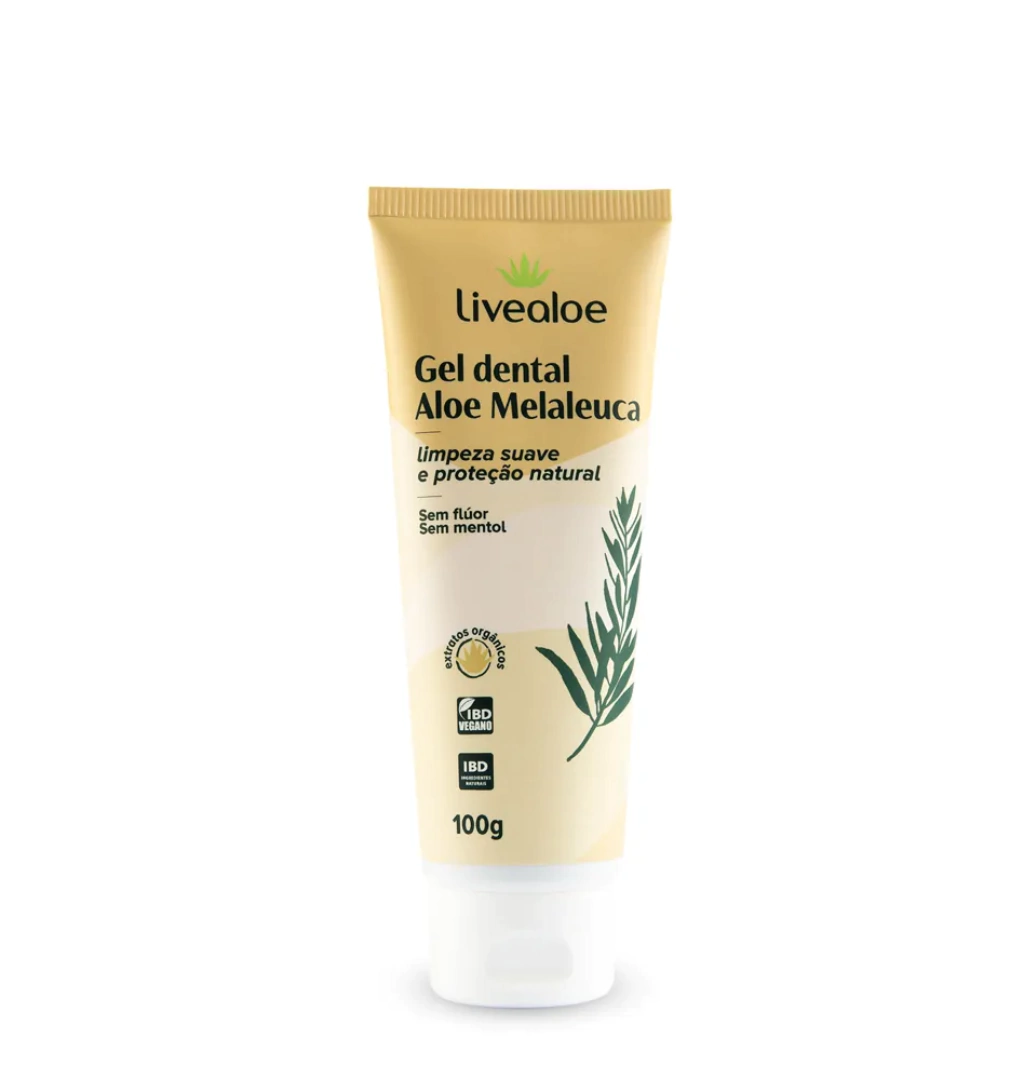 GEL DENTAL NATURAL ALOE MELALEUCA 100 G Livealoe