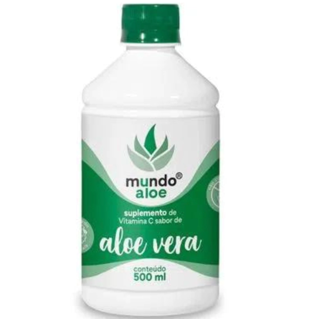 Aloe Vera (babosa) natural 500ml - Mundo Aloe